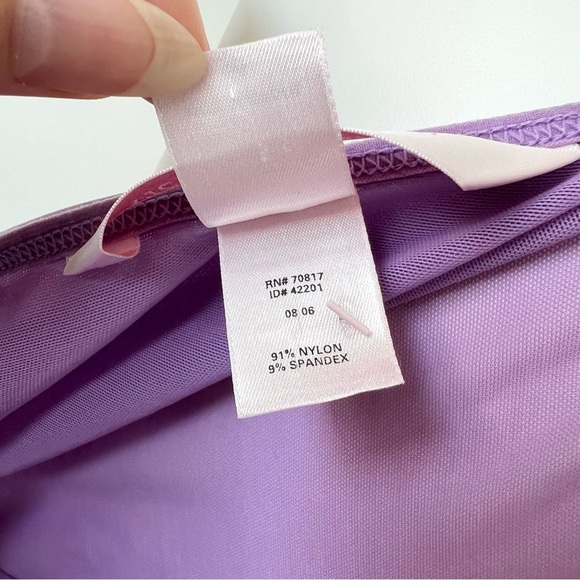 Victoria’s Secret Angels Purple Mesh Slip Nighty M - Picture 9 of 9